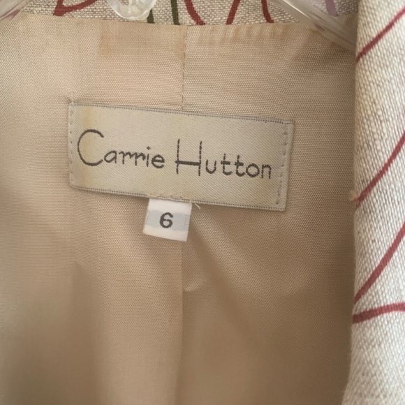 CARRIE HUTTON Linen Blazer - Picture 6 of 11